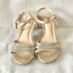 TAXI Champagne Dress Sandals
